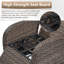 Esquer 59" Outdoor Wicker Poolside Reclining Swivel Single Chaise Lounge With Adjustable Recliner And Cushions-619011219