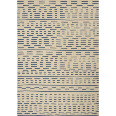 Geometric Area Rug in Beige/Blue