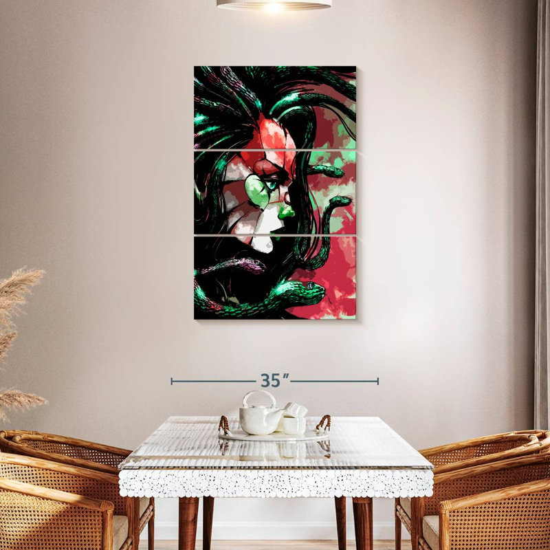 Kelan The Gorgon Medusa, 45" H x 28" W