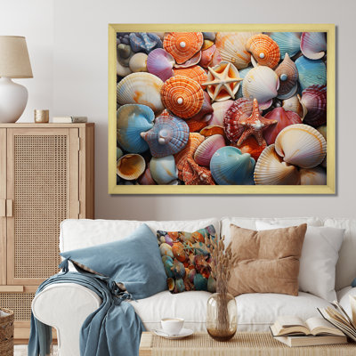 Coquillages colorés pointillistes III