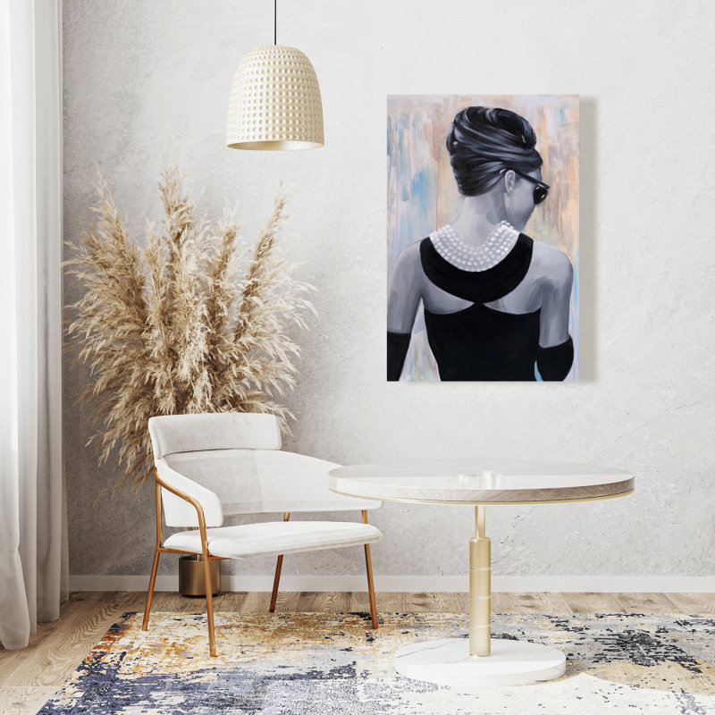 Sur toile Audrey Hepburn | Décoration de salon, H 36 po x l 24 po