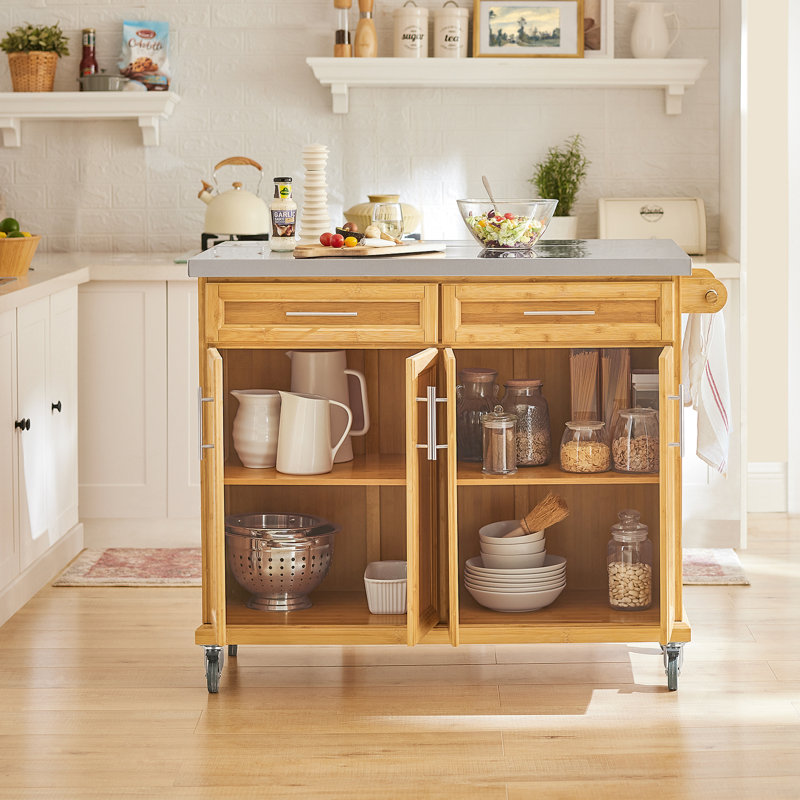 Kenwood 115 cm W Kitchen Island with Top