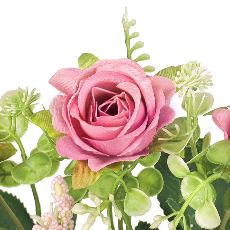 Bouquet de petites fleurs artificielles, Rose