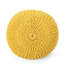 Pouf de siège en coton tricoté jaune - option de détente, capacité de poids de 200 lb, élément décoratif ornement, nettoyage des taches recommandé, bourre de perles, profondeur de 20,26 po, largeur, hauteur de 13,88 po