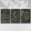 Moonlight Flowers I - ensemble de 3 reproductions sur toile-97708590-97708596