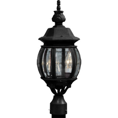 Classico Stained Glass Lantern Head Post Lantern