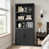 Black wood grain
