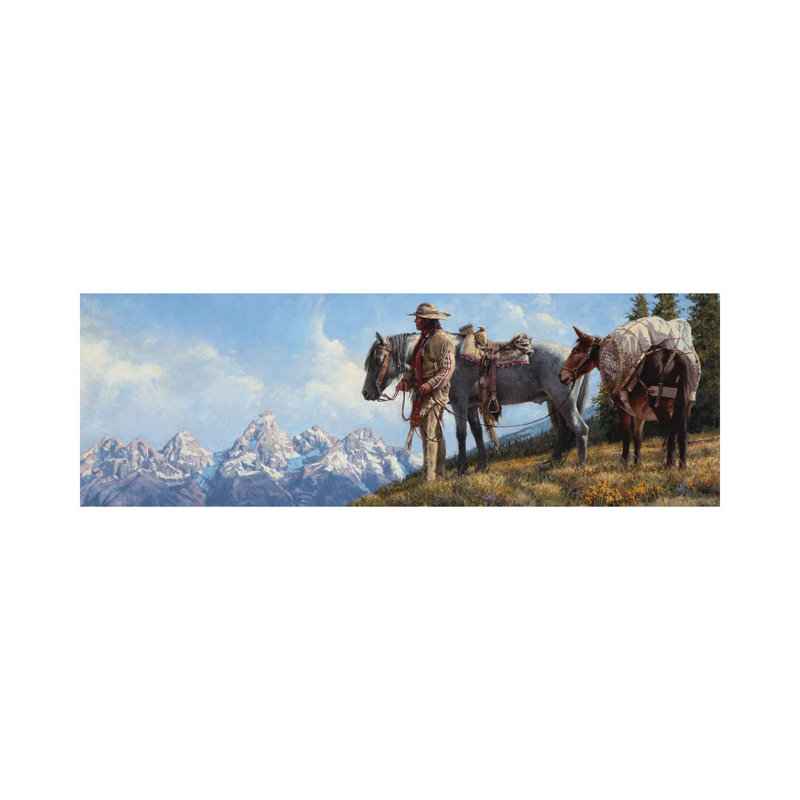New Vista by Joe Velazquez - Wrapped Canvas Panoramic Print, 30.48 cm H x 91.44 cm W x 1.91 cm D