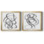 Autour de la montagne I - ensemble de 2 reproductions d'art sur toile-1764974591-1764974581
