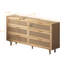 Armoire de rangement en rotin 6 tiroirs-1369111728