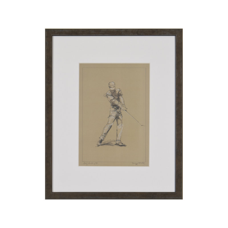 Golf Swing II - peinture encadrée
