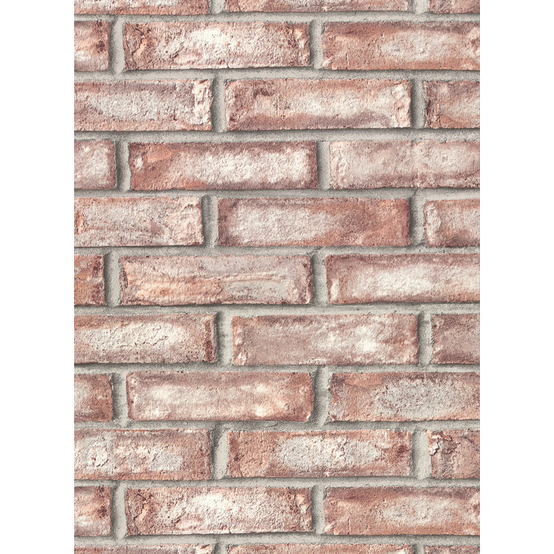Rouleau de papier peint gris foncé patiné Appleton, 27 pieds de long x 27 pouces de large Appleton, Marron