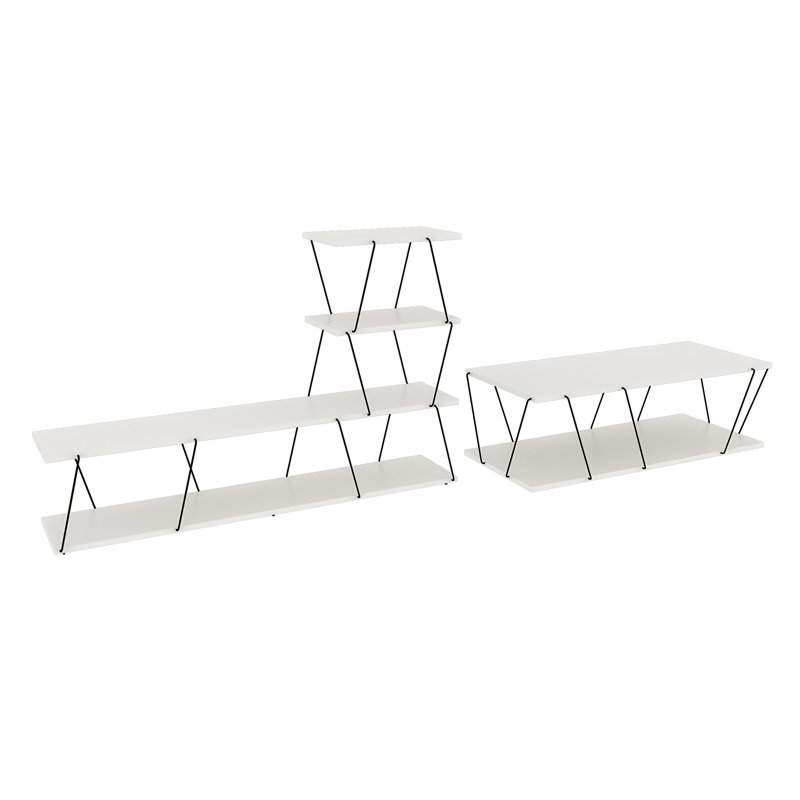 Ensemble de meubles de salon, Blanc