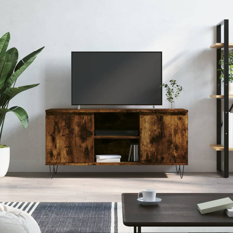 Alyssandra TV Stand for TVs up to 43", Smoked Oak