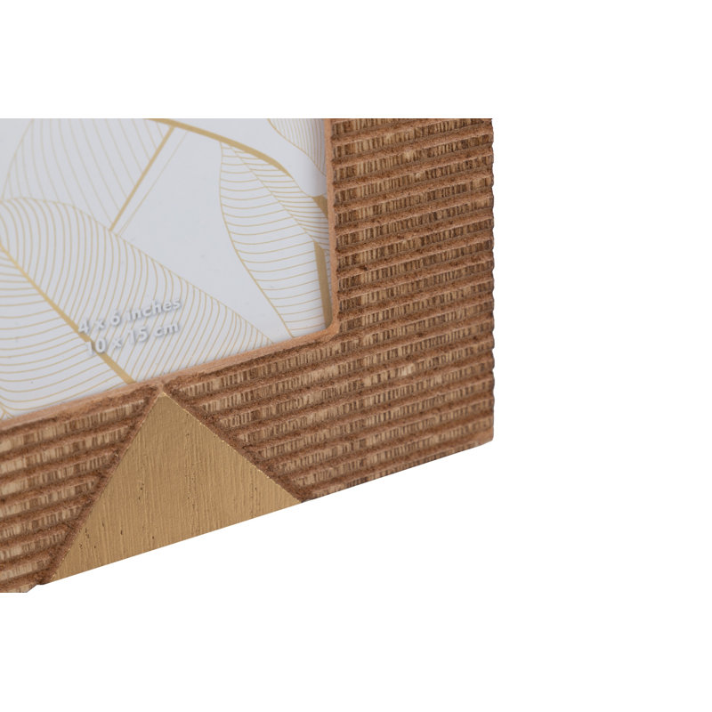 Bonfield Brown and Gold Single Picture Frame, 10 x 15 cm