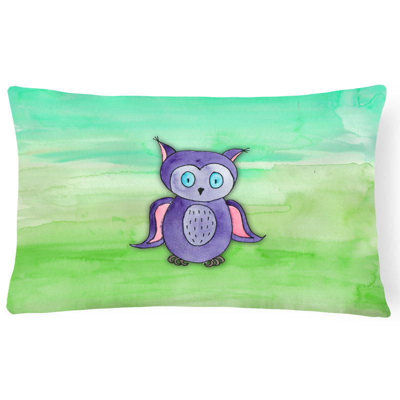  Coussin Owl Watercolor