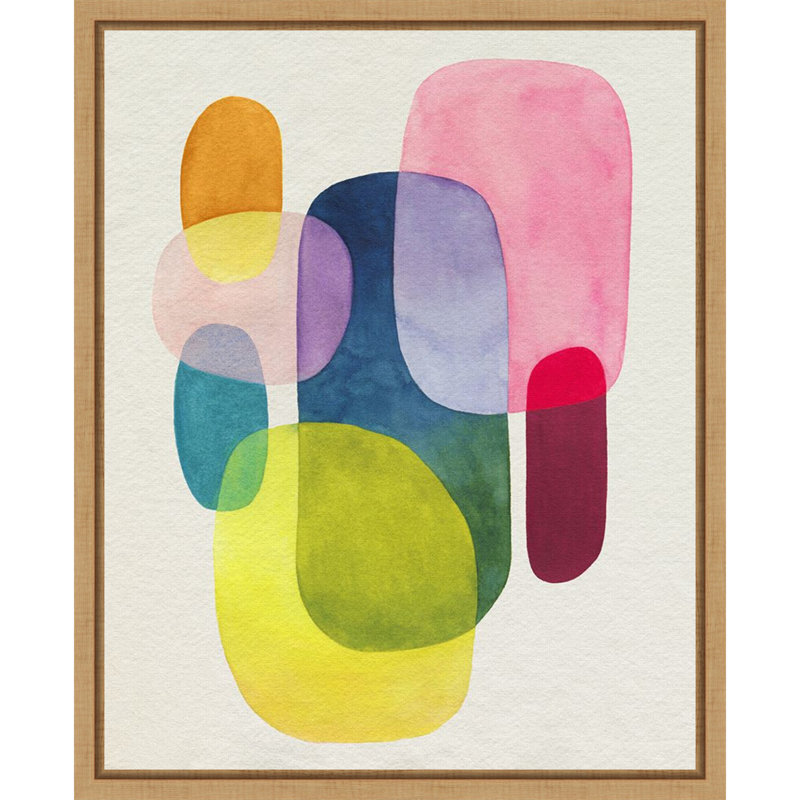 «Sunlit Spectrum I» par Grace Popp, reproduction d'art sur toile encadrée, H 20 po x l 16 po