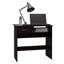 Ensemble de bureau Vizcaya, tiroir simple, plateau à clavier, bibliothèque - noir