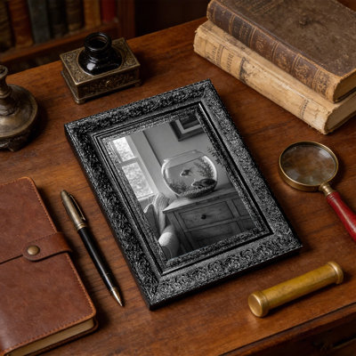 Black 3 PCS 11" x 14" Polished Picture Frame with Home Accent Finish