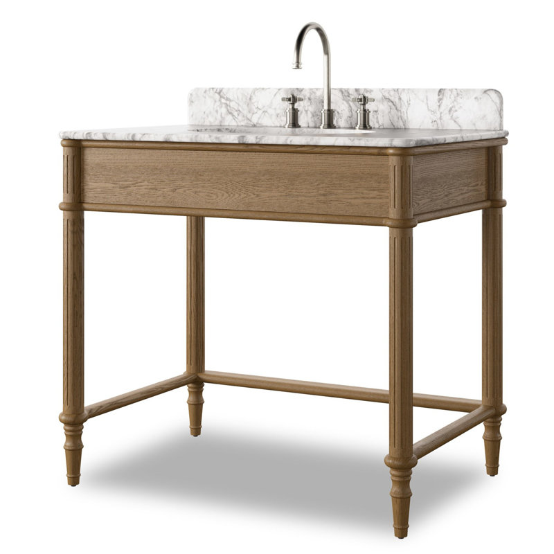 Toulouse Washstand-Washed Blonde Oak, Washed Blonde Oak
