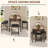 Space-Saving 4-Piece Dining Table Set-1090287596