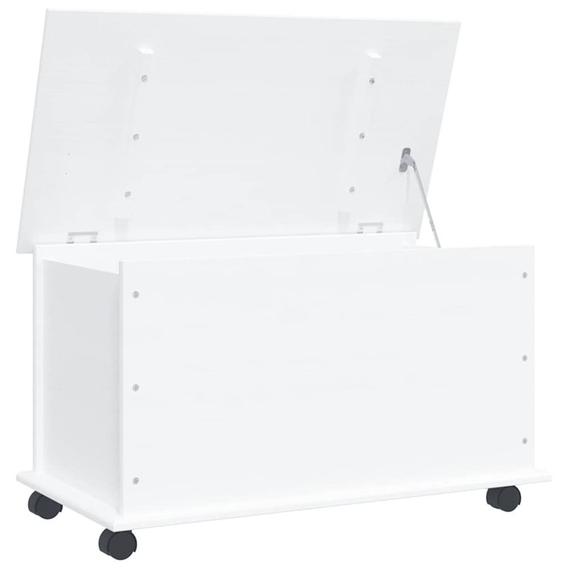 Levonne vidaXL Storage Chest with Wheels, ALTA Range, 28.7''x15.6''x17.3'', White