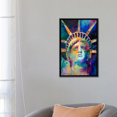 "Statue" par Richard Wallich, reproduction d'art sur toile tendue