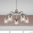Derrick 5 - Light Steel Dimmable Chandelier-1680577465