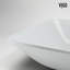 Lavabo de salle de bain vasque rectangulaire en verre avec robinet H 11 po Onyx-99538305-99538297