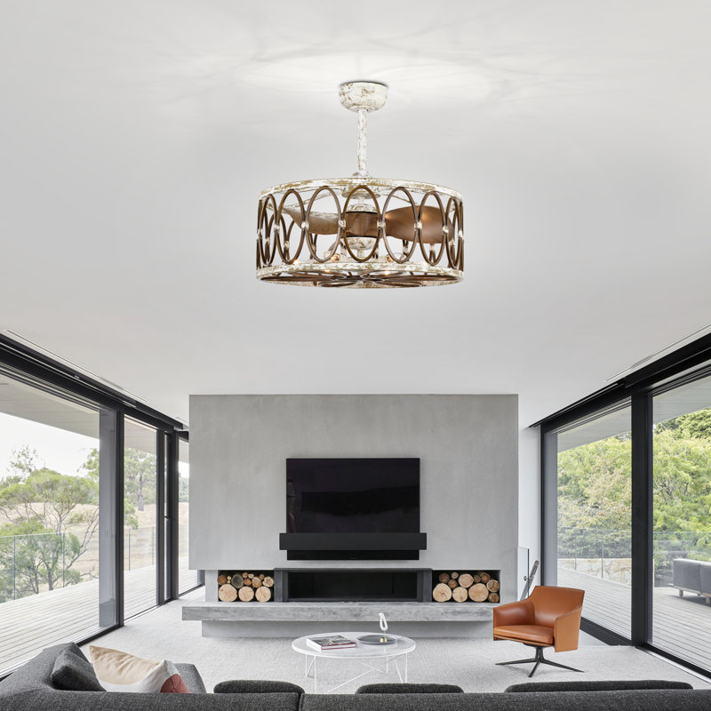 Haseebrahman 22'' Ceiling Fan with Light Kit