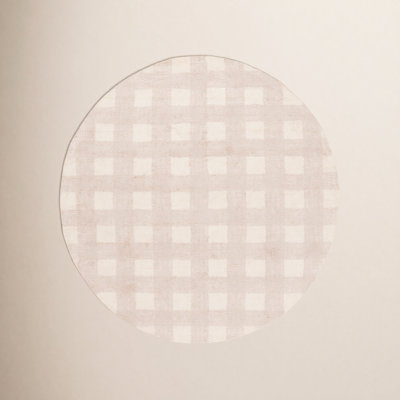 Barclay Beige Washable Hand-Woven Plaid Rug
