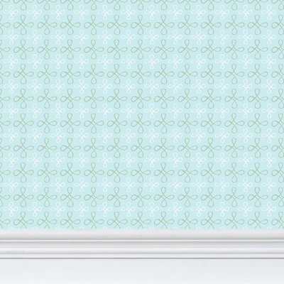 Palace Floor Small Repeat Luxury Wallpaper