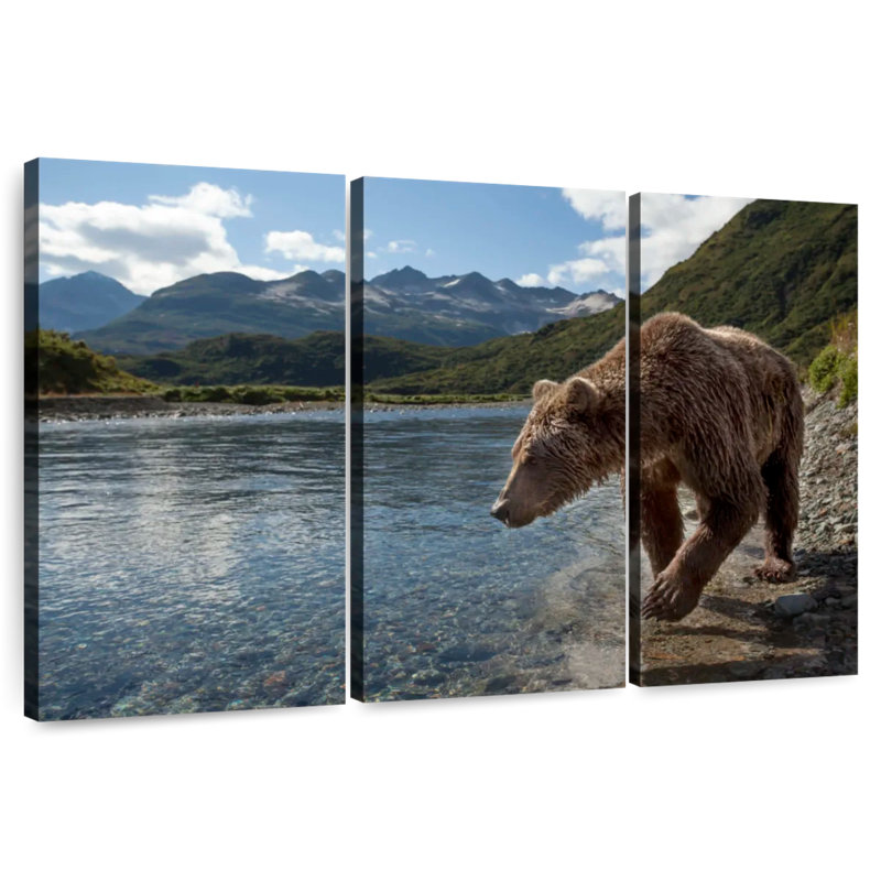 Brampt Katmai Brown Bear, 28" H x 45" W