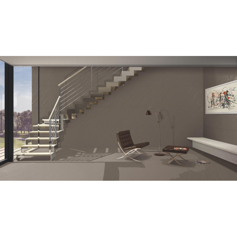 12" x 24" Ceramic Wall & Floor Tile, Greige