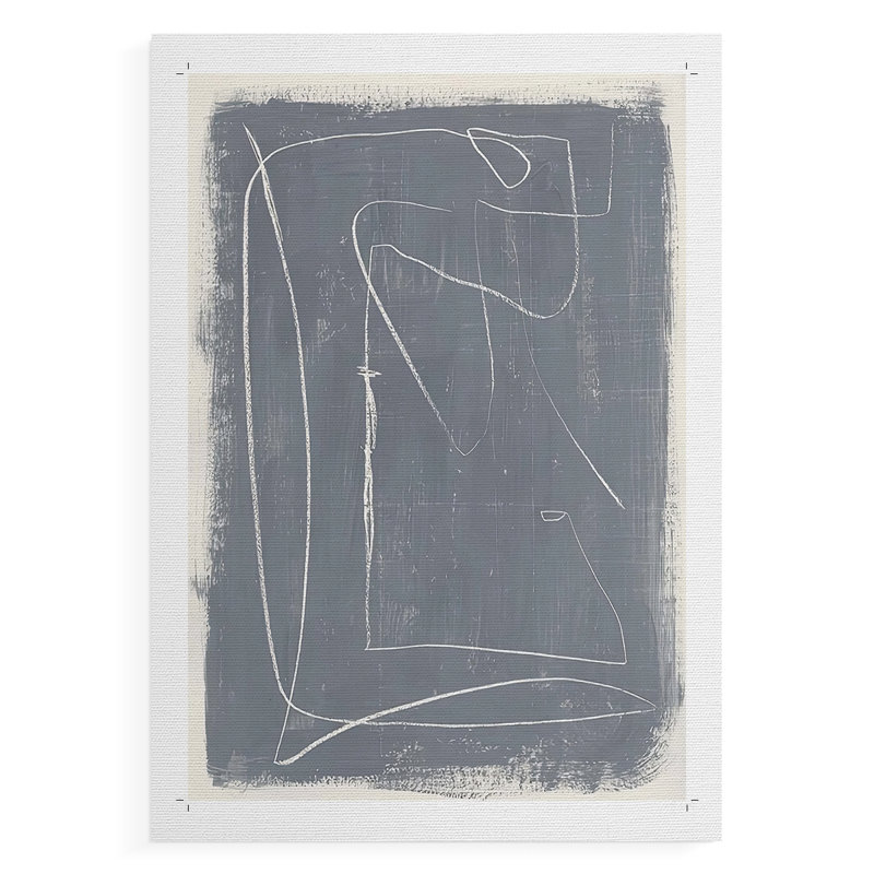 Kinetic Imprint I - Impression sur toile seulement - NON-CADRE, H 18 po x l 12 po