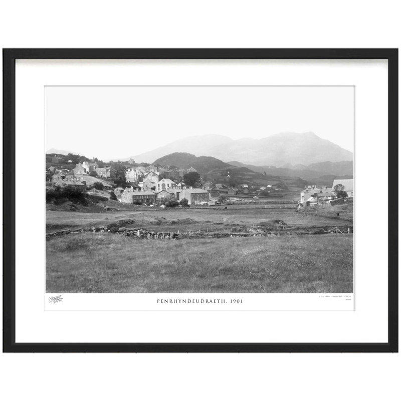 Penrhyndeudraeth, 1901 by Francis Frith - Single Picture Frame Print, 28cm H x 36cm W x 2.3cm D