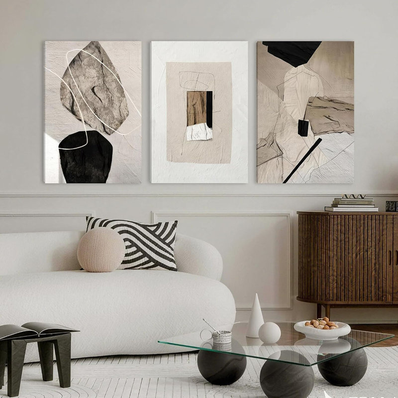 3 Piece Wrapped Canvas Wall Art