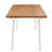 Branch Oak Solid Wood Top Dining Table-61653930-6280779-20426296