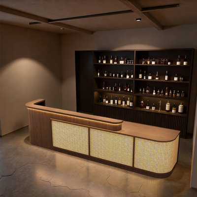 Classic Fashion Bar Counter – Functional Multi Use for Lounges Pubs and Commercial Venues