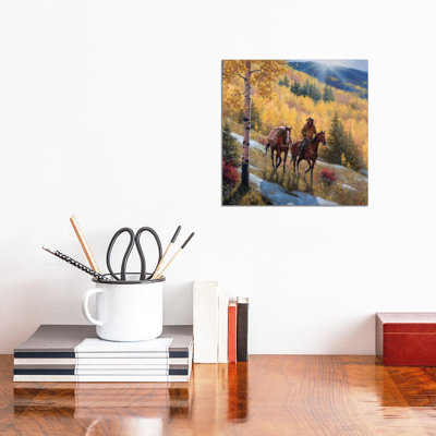 Glow Of Indian Summer by Jack Sorenson - Wrapped Canvas Print