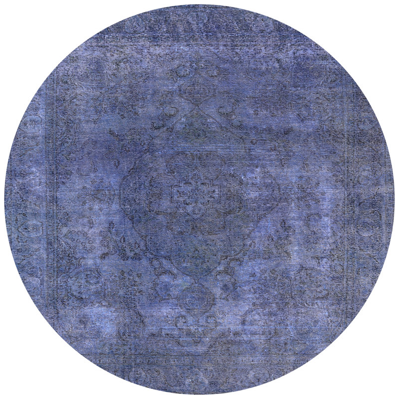Iddings Oriental Indoor Rug, Round 8'
