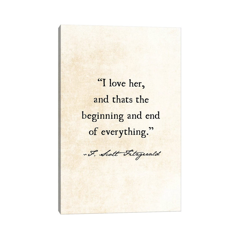 I Love Her by Debbra Obertanec - Wrapped Canvas Print, 66.04 cm H x 45.72 cm W