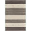 Elantra Wool Striped Area Rug in Brown-2121672590