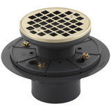 Round Design 3" Grid Shower Drain