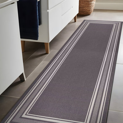 Quinter Gray Non-Slip Area Rug