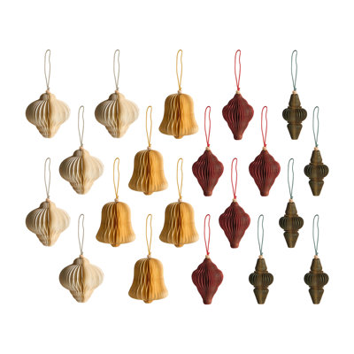 10 cm Handmade Paper Shatterproof Hanging Figurine Ornament