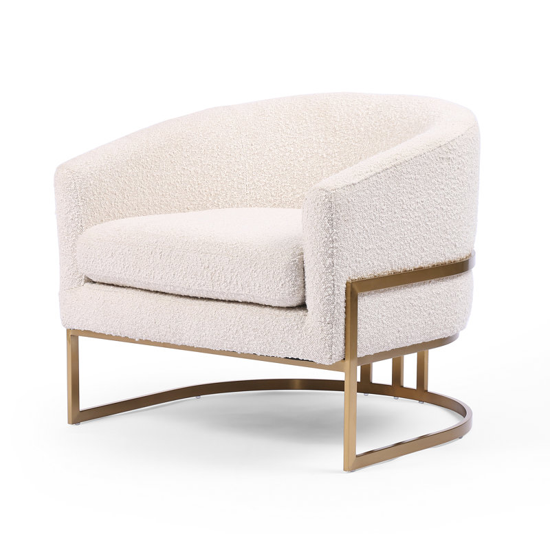 Corbin Barrel Chair, Knoll Natural Polyester Blend