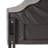 Button Headboard In Grey - Queen & Full Sized For Contemporary Bedroom Charisma Diamond Stitch And Mesmerizing Nailhead Accents Fabric Upholstered Assembly Required With Pattern