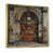 Toile avec cadre flottant or