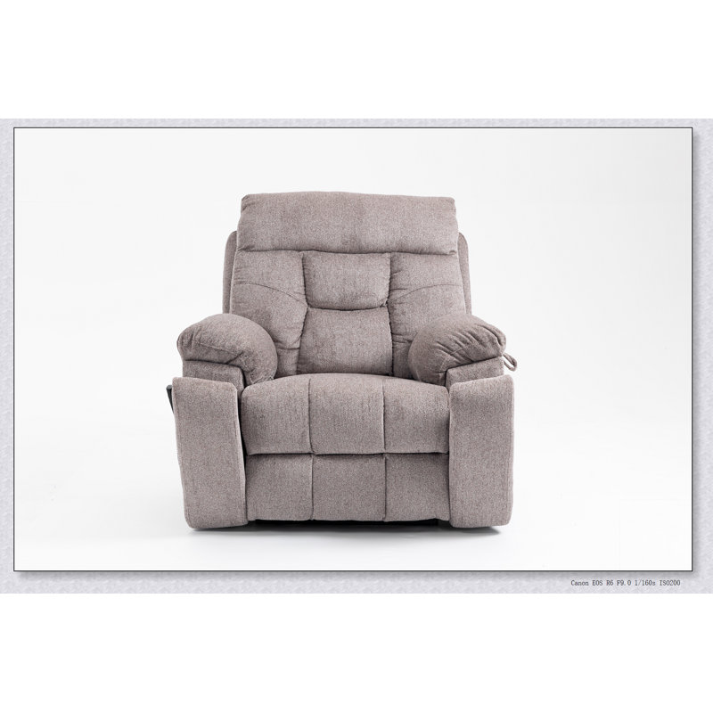 Fauteuil inclinable électrique inclinable électrique, Chenille brun clair